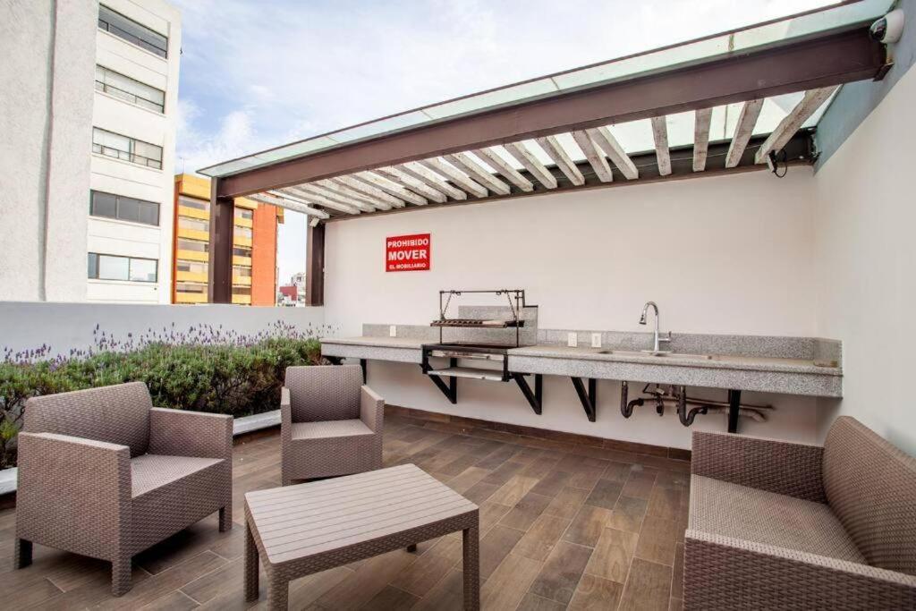 Aparthotel Corazon De Condesa 3 Departamentos - 200Mbps Wifi, Roof, Gym México DF Exterior foto